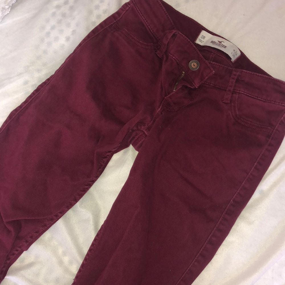 Red jeans